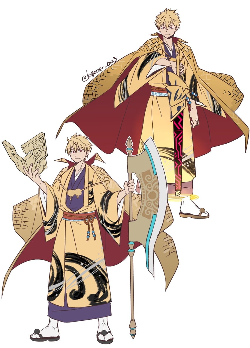 gilgamesh (fate and 2 more) drawn by moonlight_0423