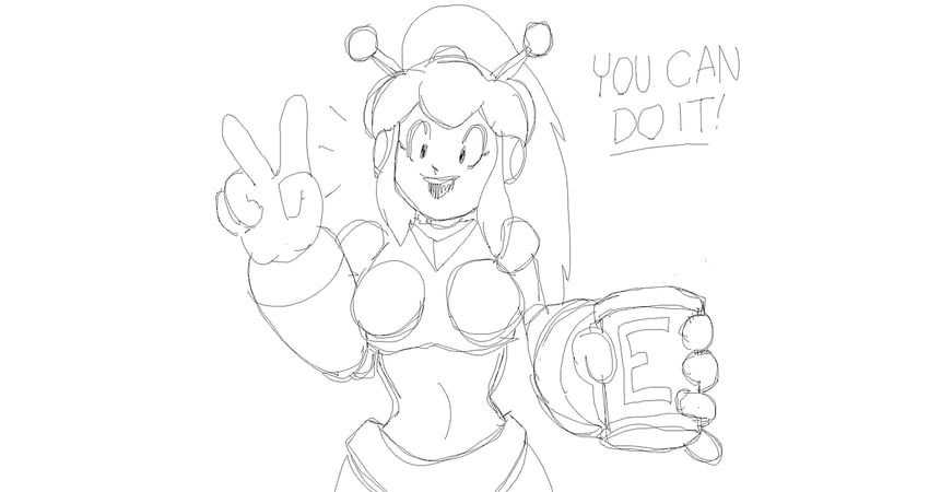 roll and hyper roll (mega man and 1 more) drawn by atomictiki