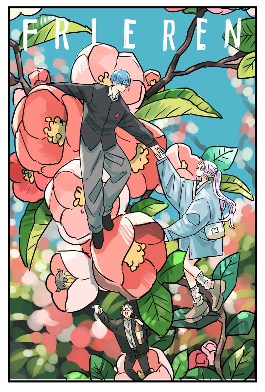 frieren, himmel, eisen, and heiter (sousou no frieren) drawn by takeuchi_ryousuke