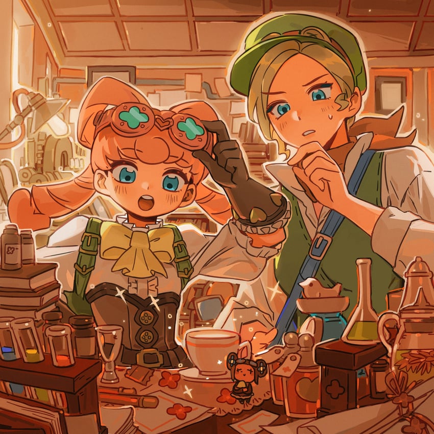 iris wilson and gina lestrade (ace attorney and 1 more) drawn by mikyo_u