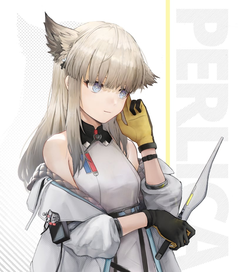 perlica (arknights and 1 more) drawn by dann_c_mont