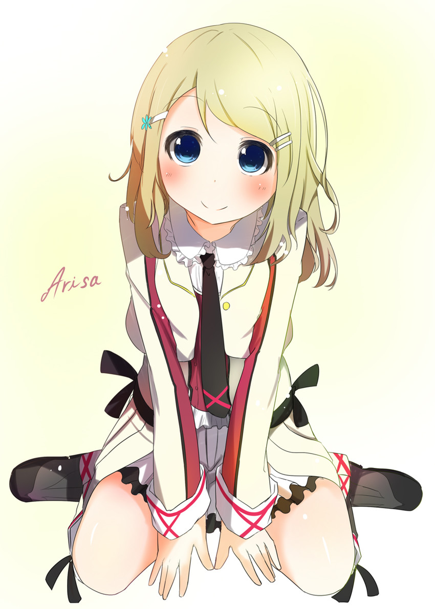 ayase alisa (love live! and 1 more) drawn by sasahara_wakaba