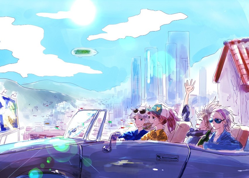 kirisame marisa, izayoi sakuya, alice margatroid, and hong meiling (touhou) drawn by menbou_(nonnontako)