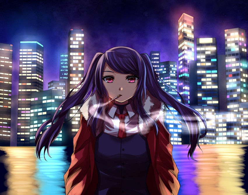 jill stingray (va-11 hall-a) drawn by yozu_(yozu0420)