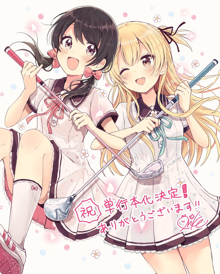 miyasato haruka and yokomine ibuki (swing!!) drawn by sakura_oriko