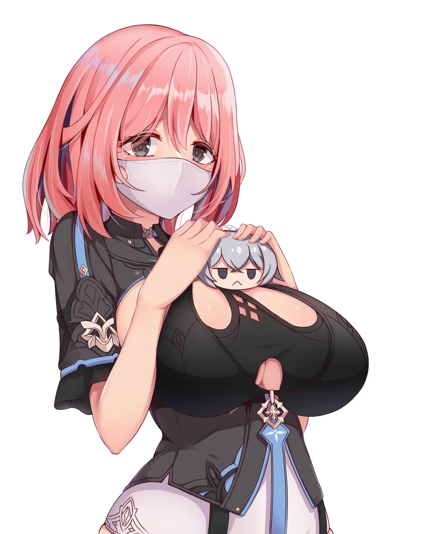 bronya zaychik and timido cute (honkai and 1 more) drawn by potato_h