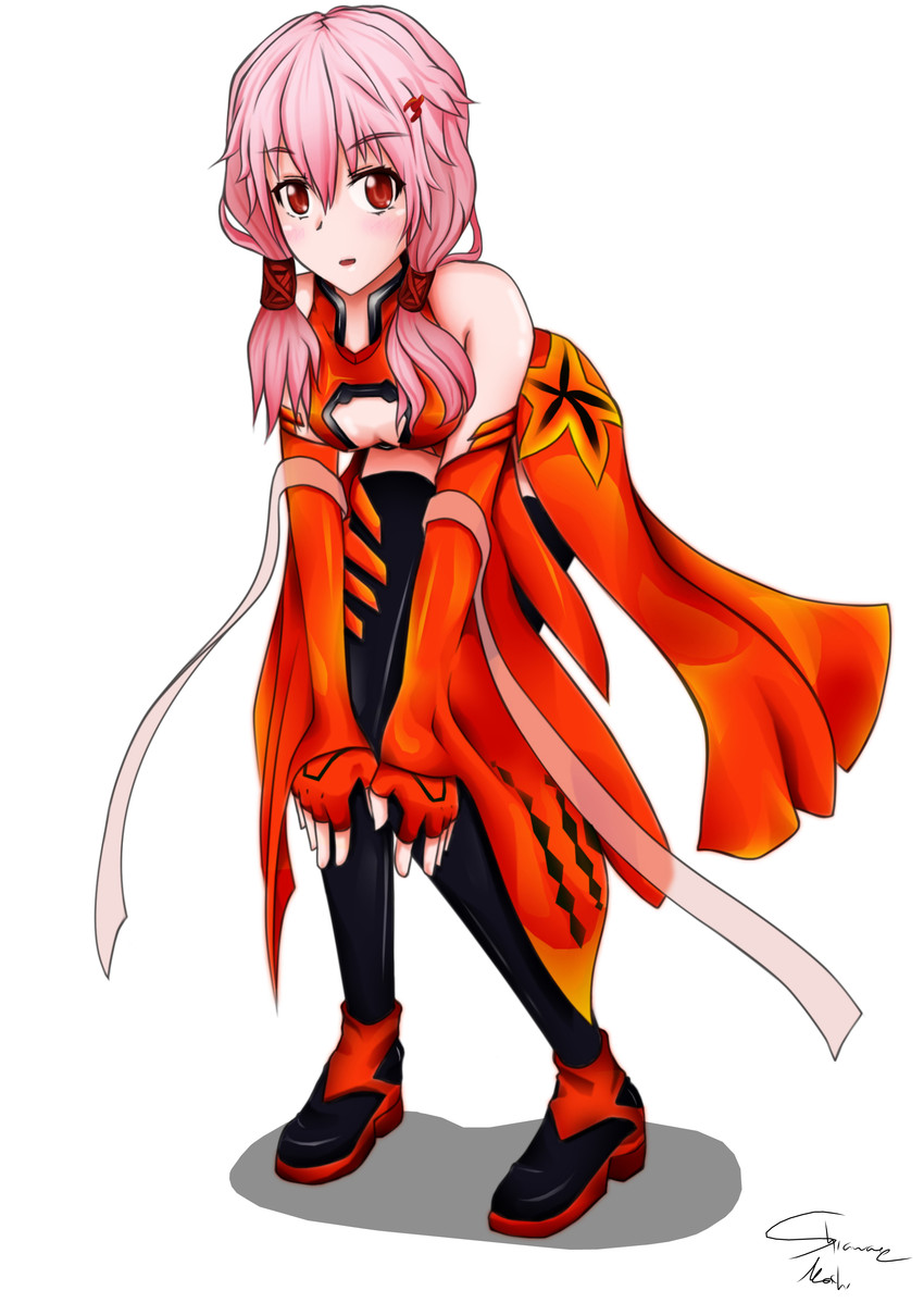 yuzuriha inori (guilty crown) drawn by mochi_(chain_csn)