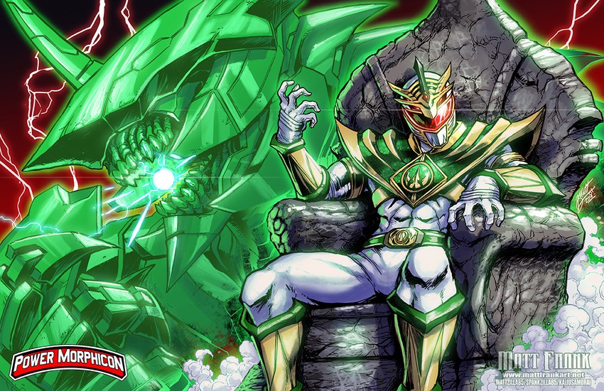 lord drakkon and black dragon (power rangers) drawn by matt_frank