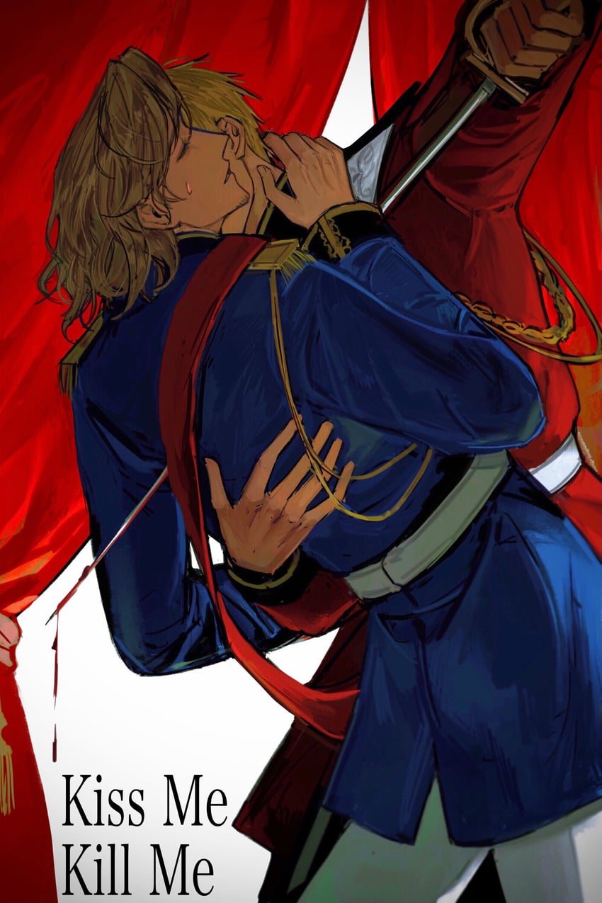 united kingdom and france (axis powers hetalia) drawn by wanlaijuji132