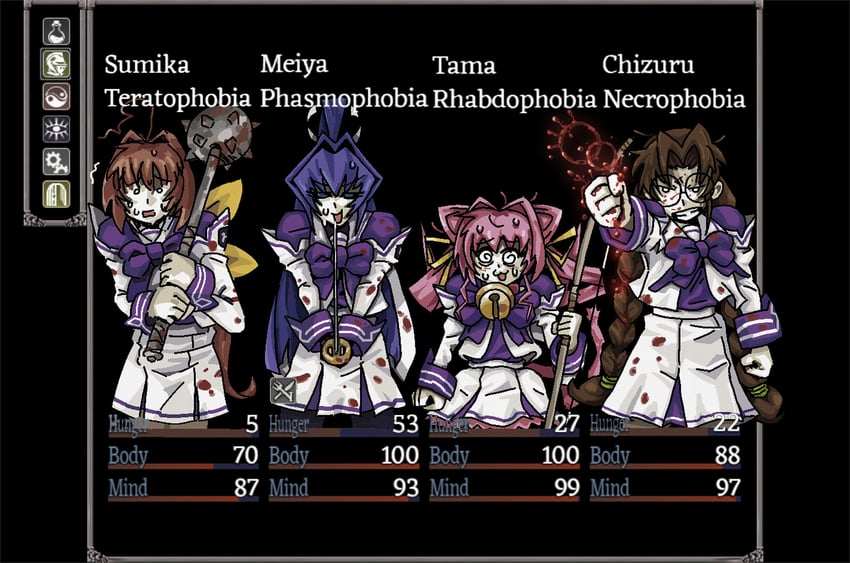 mitsurugi meiya, kagami sumika, sakaki chizuru, and tamase miki (muv-luv and 2 more) drawn by moddeang