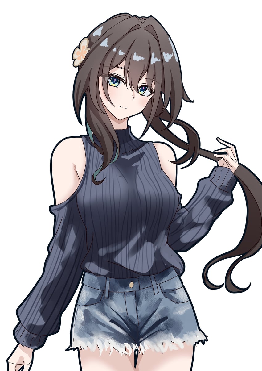 ruan mei (honkai and 1 more) drawn by moyashi_toufu