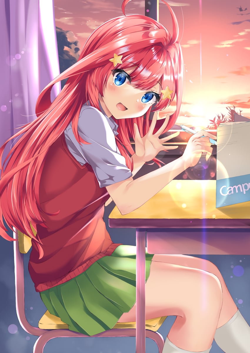nakano itsuki (go-toubun no hanayome) drawn by shizuku_(shizukusushi)