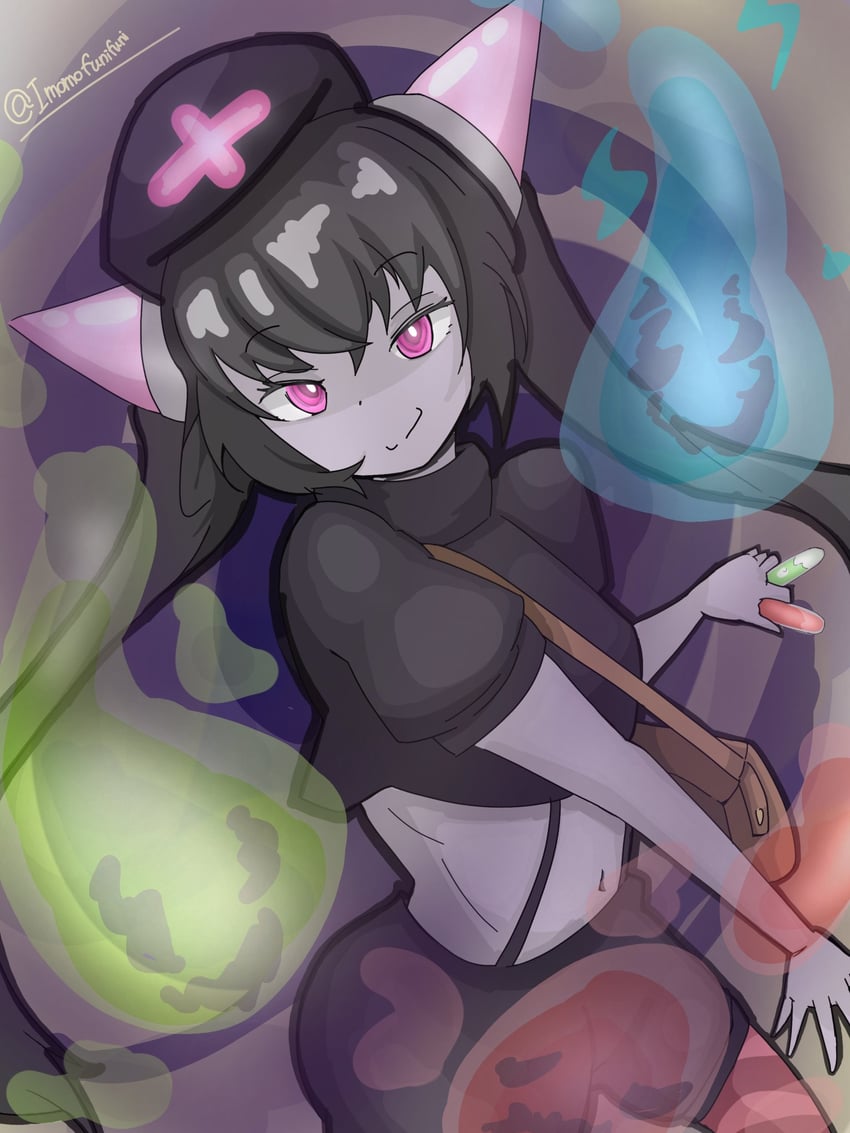 chrome (mon-musu quest! and 1 more) drawn by imomofunifuni