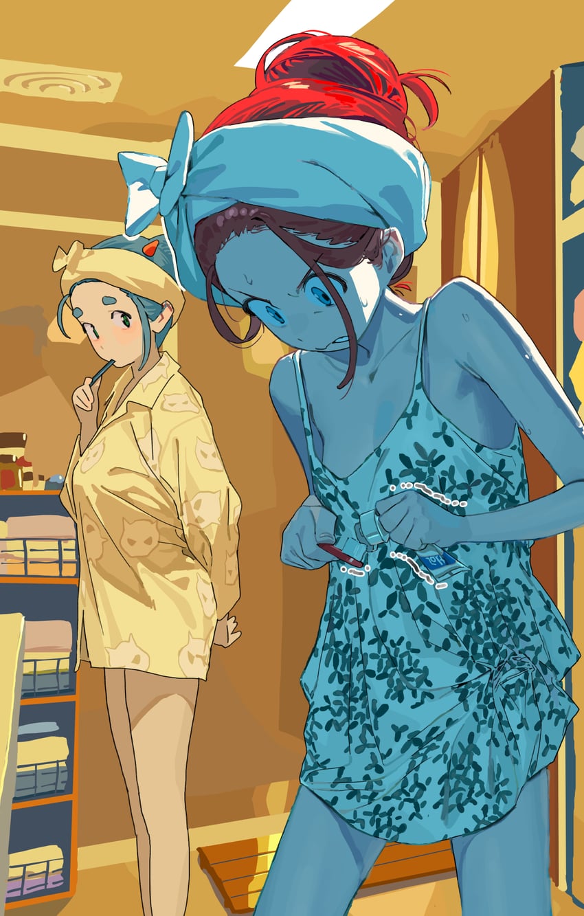 hipa and nahia (original and 1 more) drawn by some1else45