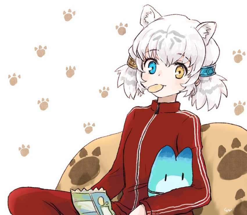 lucky beast and byakko (kemono friends) drawn by san_sami