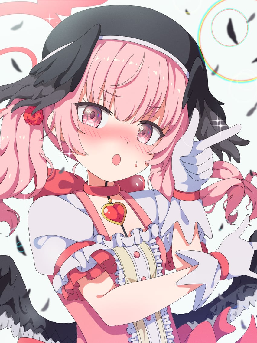 kaname madoka and koharu (blue archive and 2 more) drawn by mikoshi_(user_wvyd4348)