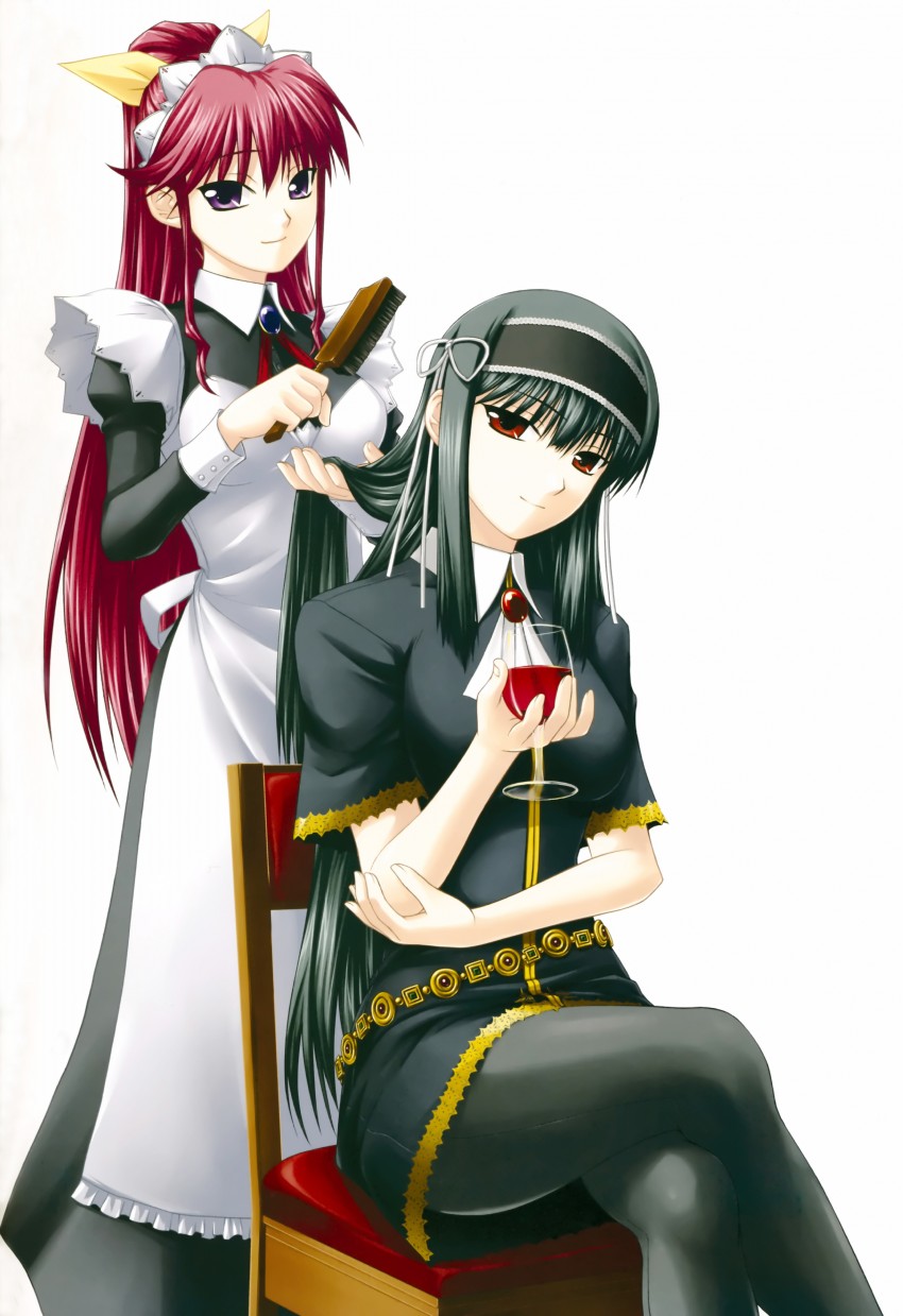 kuonji shinra and venis (kimi ga aruji de shitsuji ga ore de) drawn by shironeko_sanbou