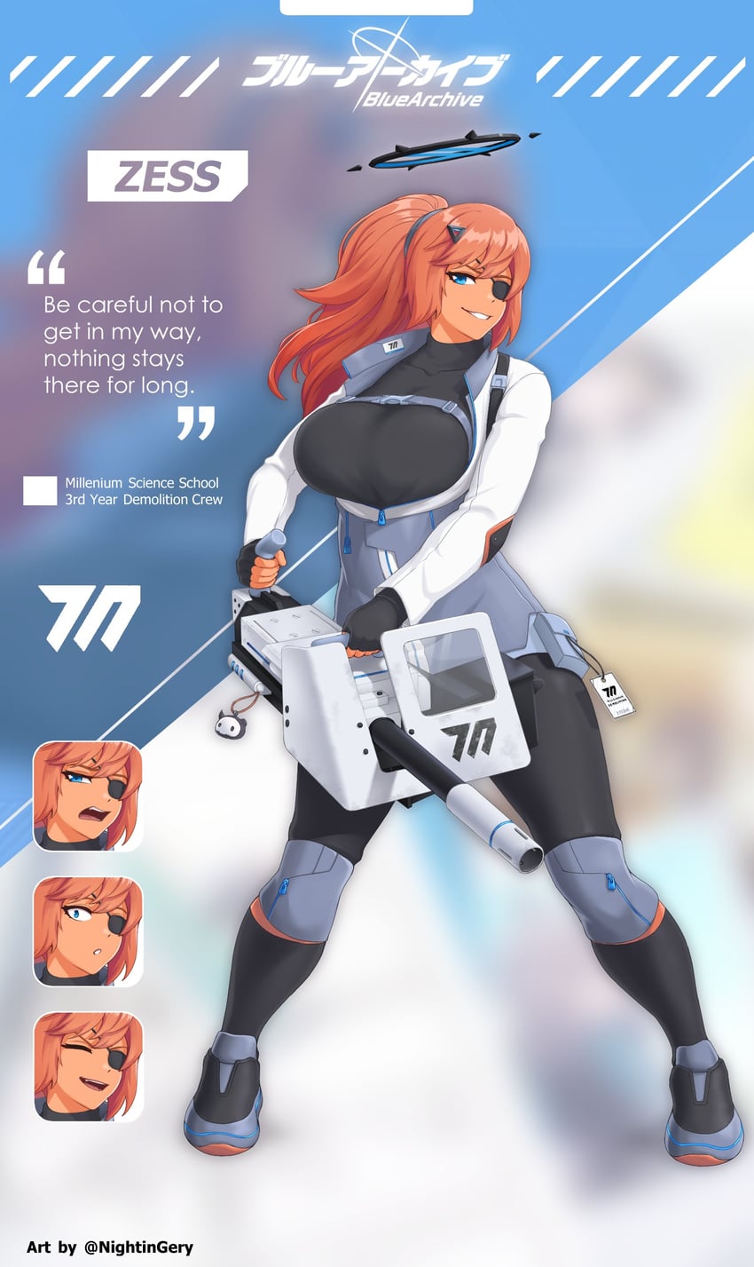 zess (original and 1 more) drawn by nightingery