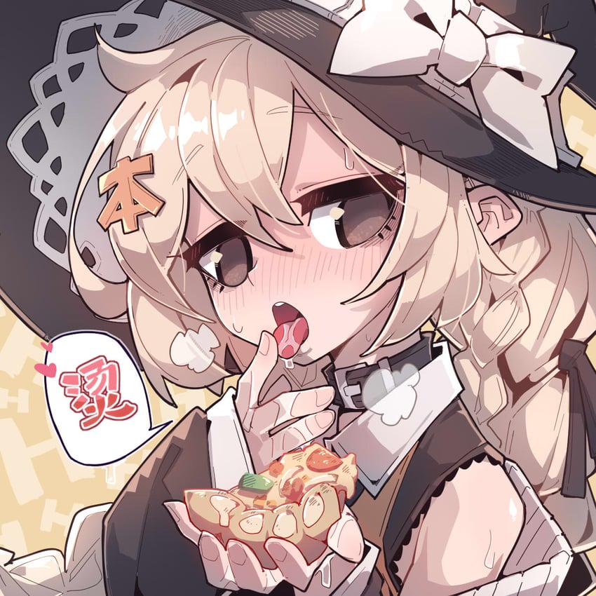 kirisame marisa and benzi mofashi (touhou) drawn by imazawa