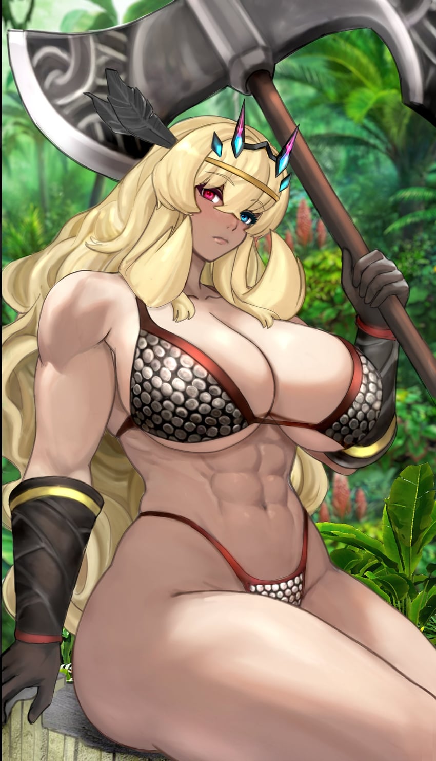 barghest and amazon (fate and 2 more) drawn by raskasar