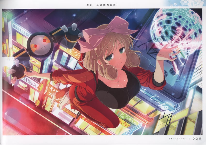 haruka (senran kagura and 1 more) drawn by yaegashi_nan