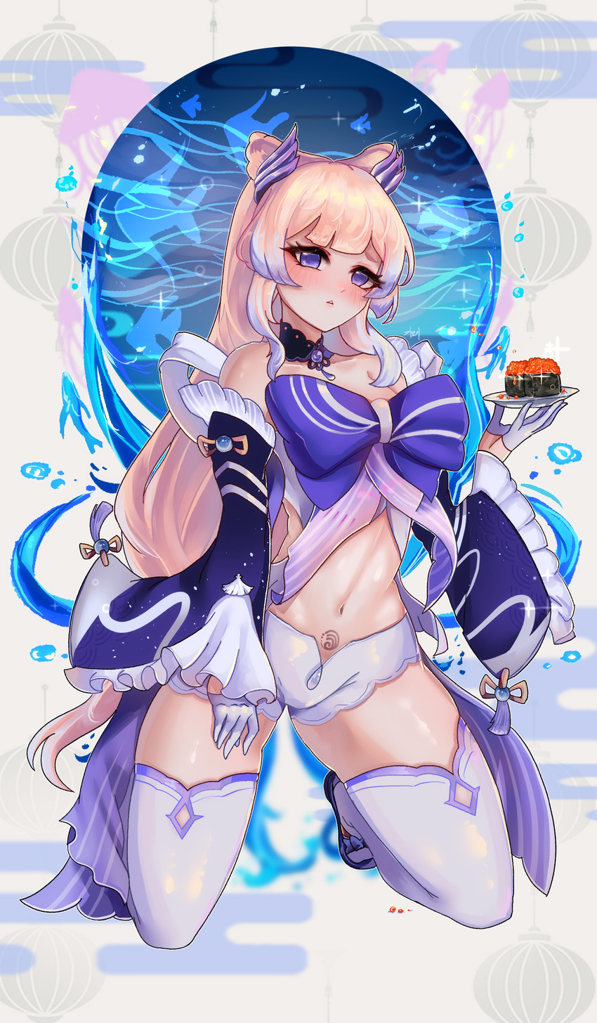 sangonomiya kokomi (genshin impact) drawn by gimyogi