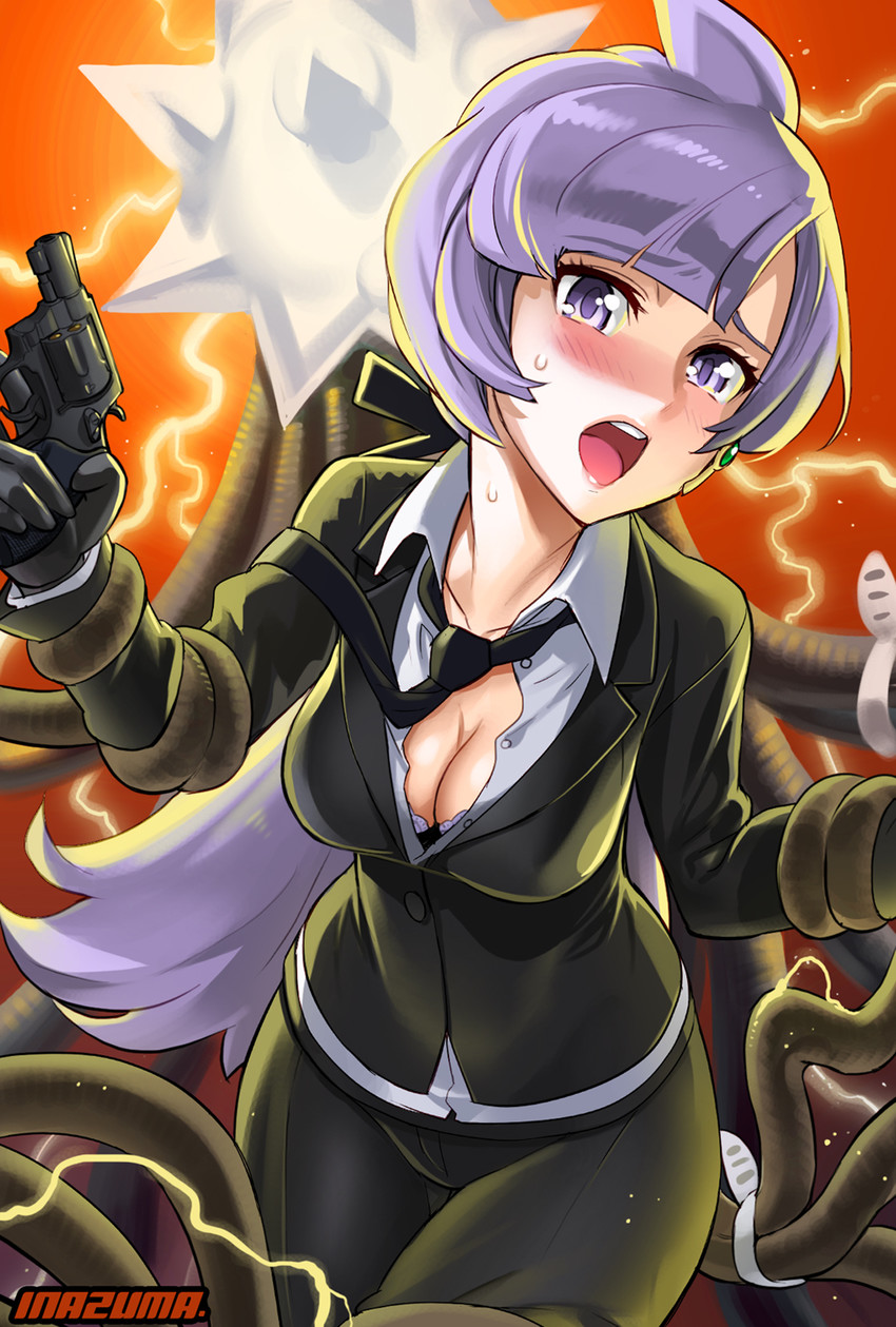 anabel and xurkitree (pokemon and 1 more) drawn by satou_shouji