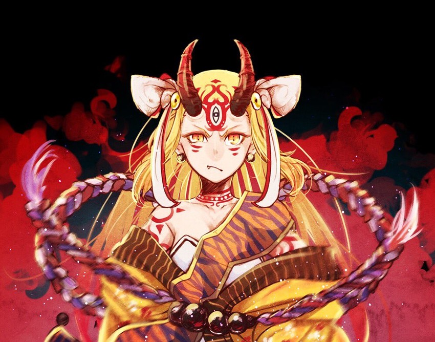 ibaraki douji (fate and 1 more) drawn by macha@meshi