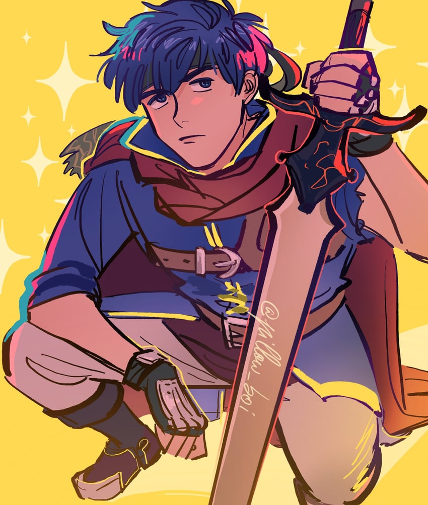 ike (fire emblem and 1 more) drawn by polochon