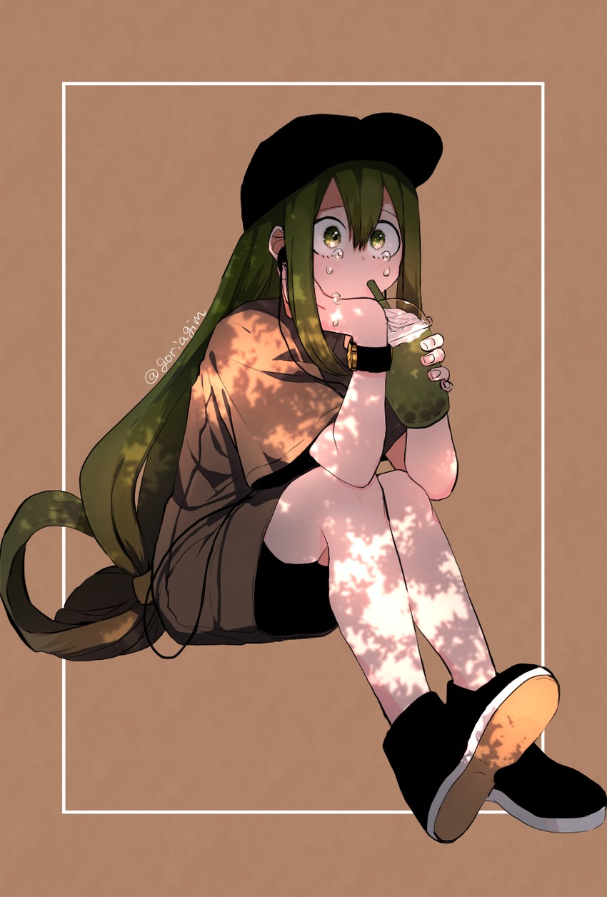asui tsuyu (boku no hero academia) drawn by gim_(gim-gim-3919)