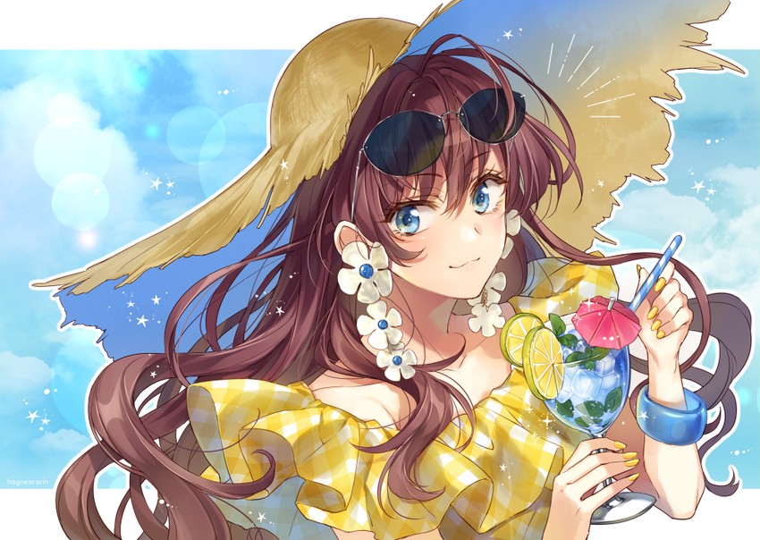 ichinose shiki (idolmaster and 1 more) drawn by hagiwara_rin