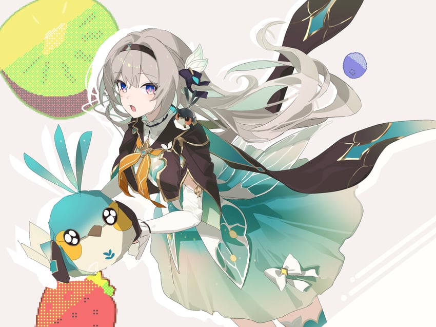 trailblazer and firefly (honkai and 1 more) drawn by amagunigo