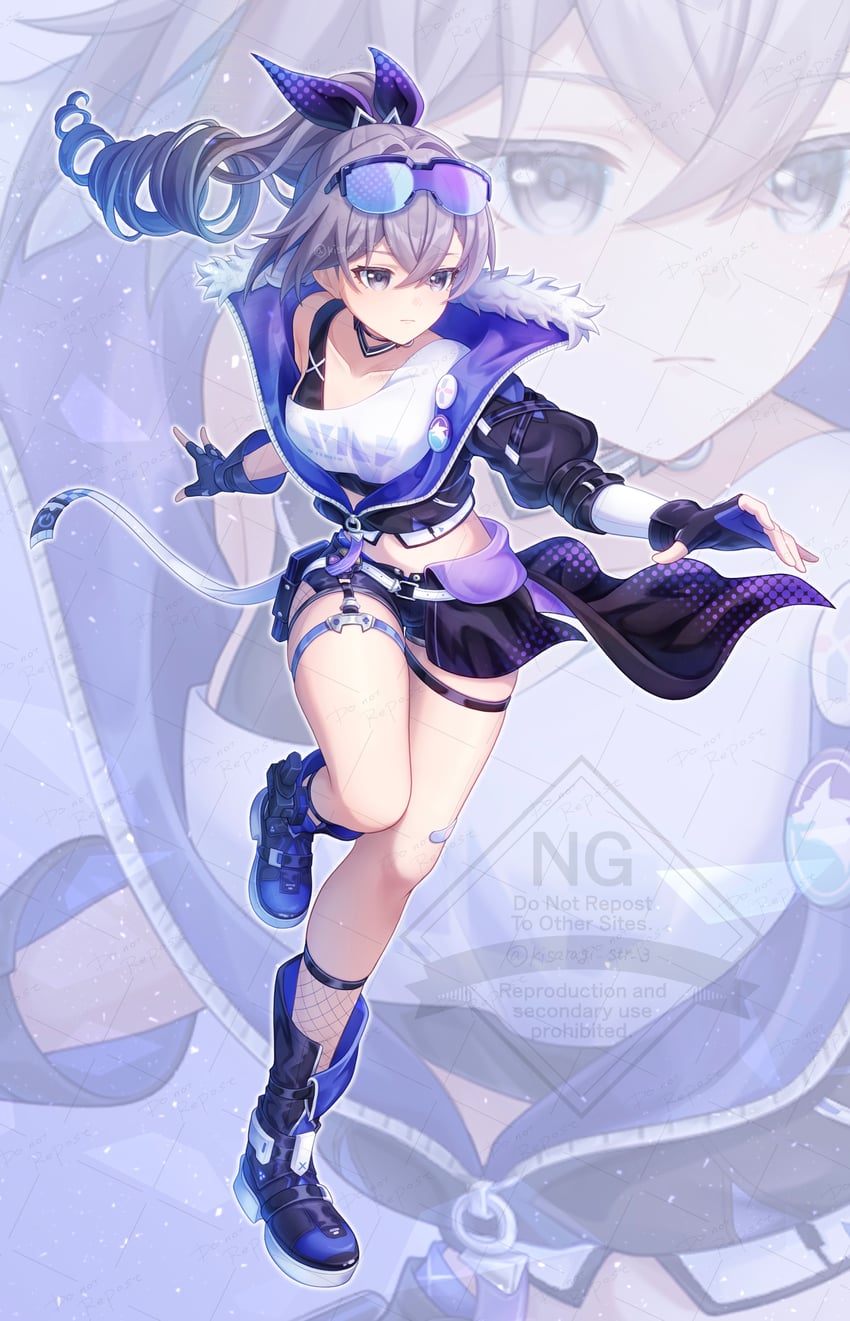 silver wolf (honkai and 1 more) drawn by kisaragi_yyyui