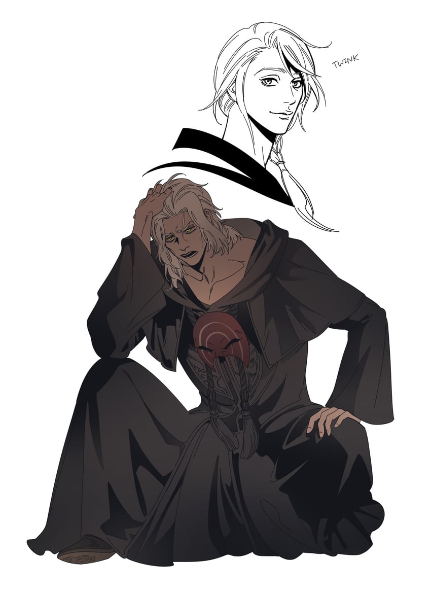 emet-selch and hythlodaeus (final fantasy and 1 more) drawn by 5altybitter5