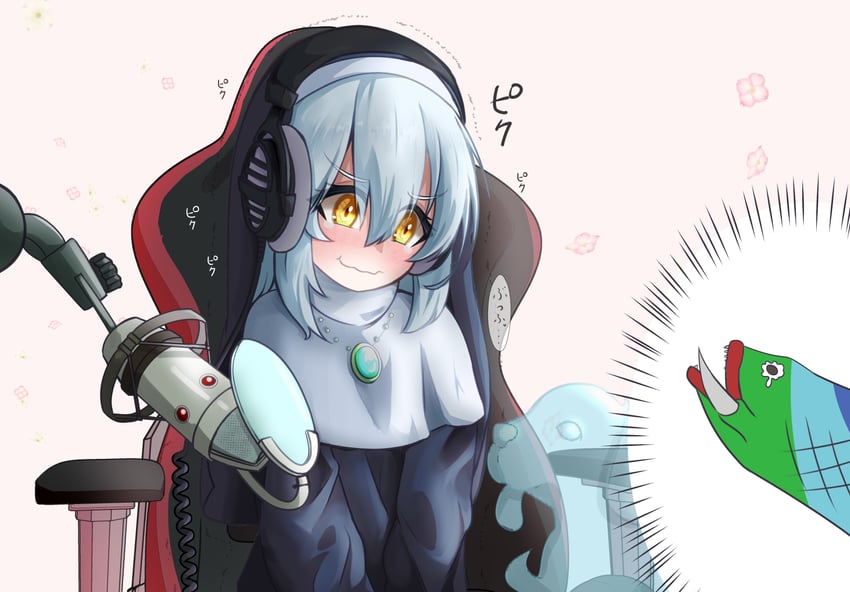 ghost sister & spooky dogwood, nikiontwitch, and 7 colored fish (yu-gi-oh! and 2 more) drawn by death5034
