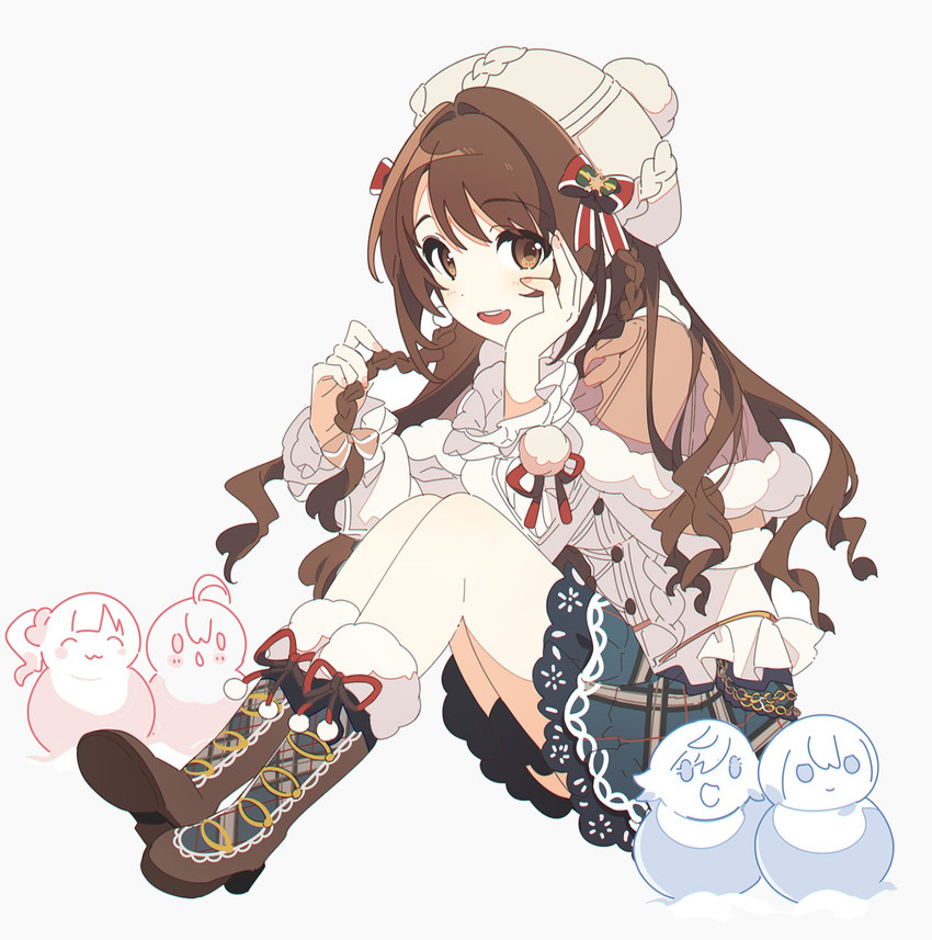 shibuya rin, shimamura uzuki, honda mio, kohinata miho, and igarashi kyoko (idolmaster and 1 more) drawn by ap_bar
