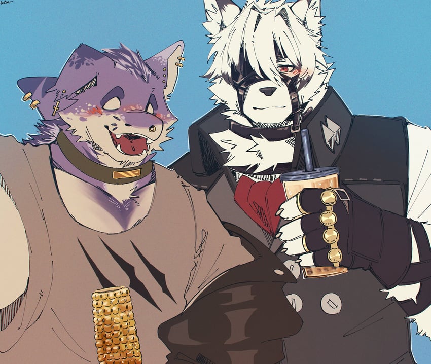 von lycaon (original and 1 more) drawn by frostqq