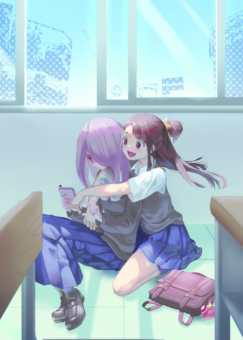 kagari atsuko and sucy manbavaran (little witch academia) drawn by yal_(lily910218)