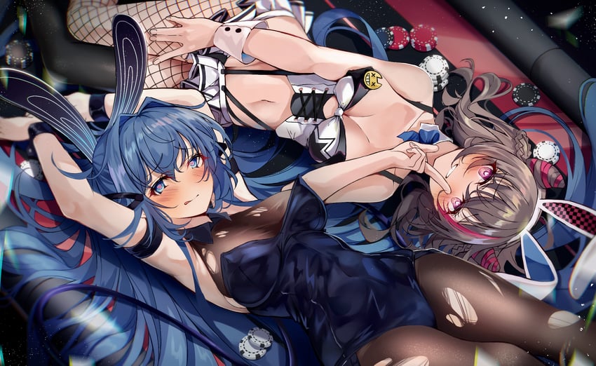 new jersey and san francisco (azur lane) drawn by heaven's_melody