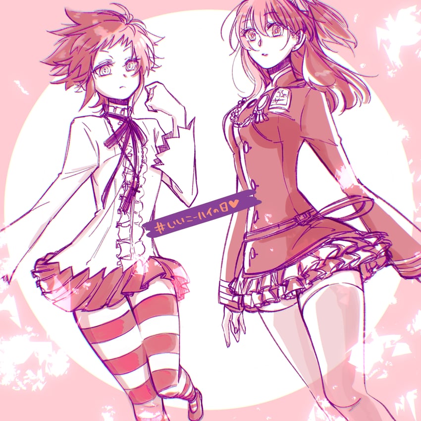 lenalee lee and road kamelot (d.gray-man) drawn by kozuuu