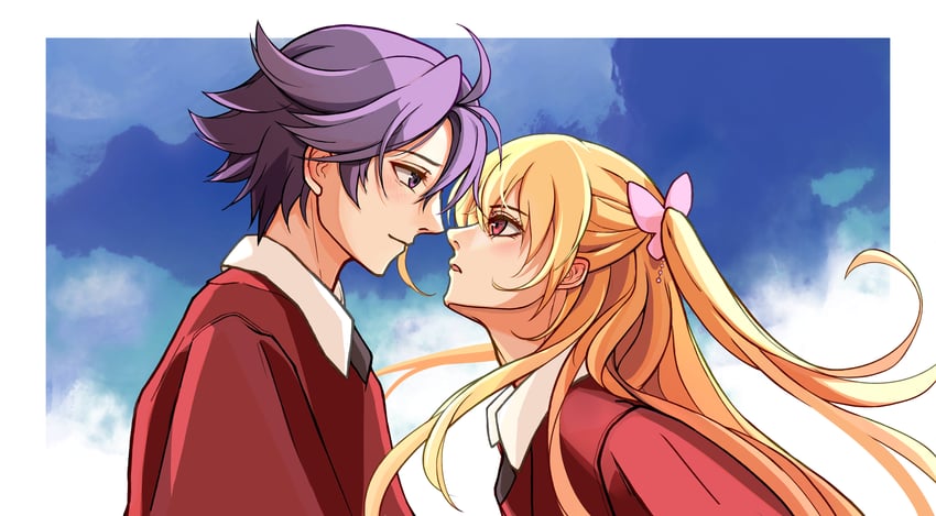 rean schwarzer and alisa reinford (eiyuu densetsu and 2 more) drawn by riwancece_428