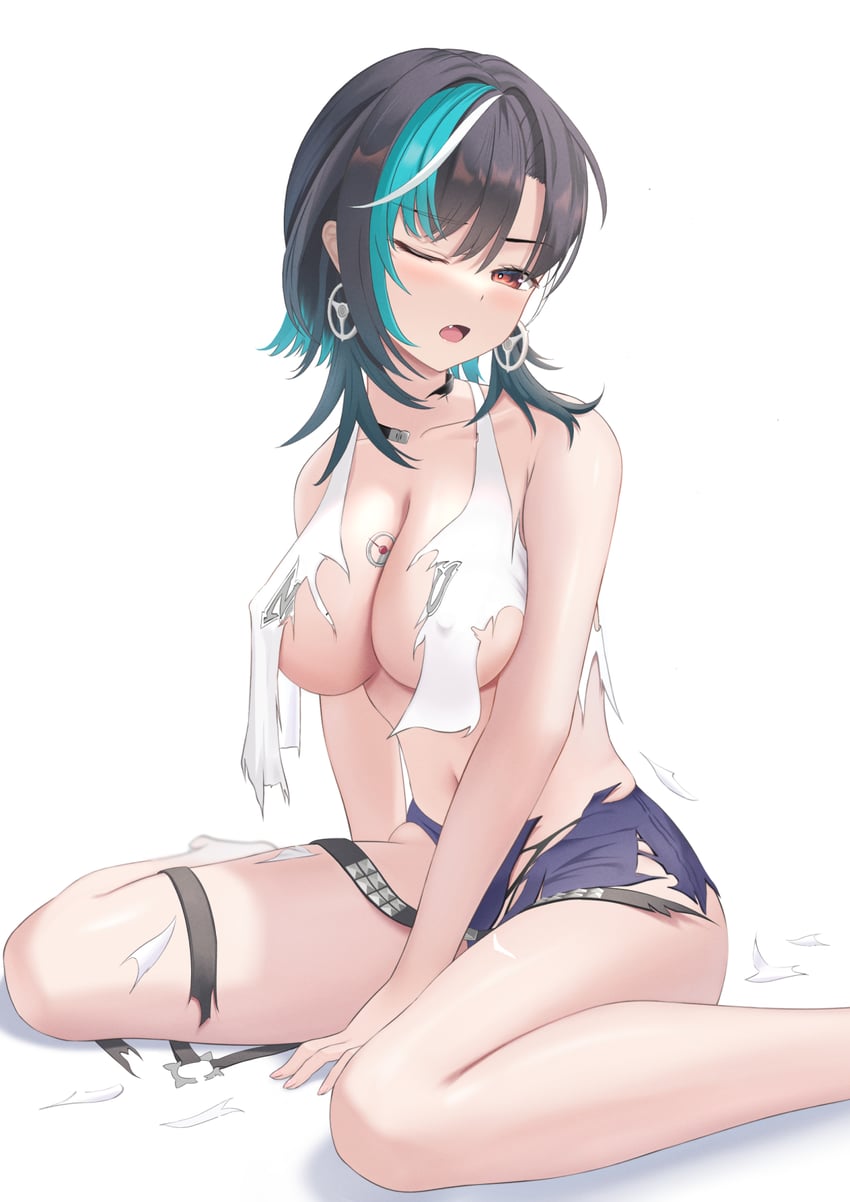 rindo chihaya (hololive and 1 more) drawn by seriponpoyon