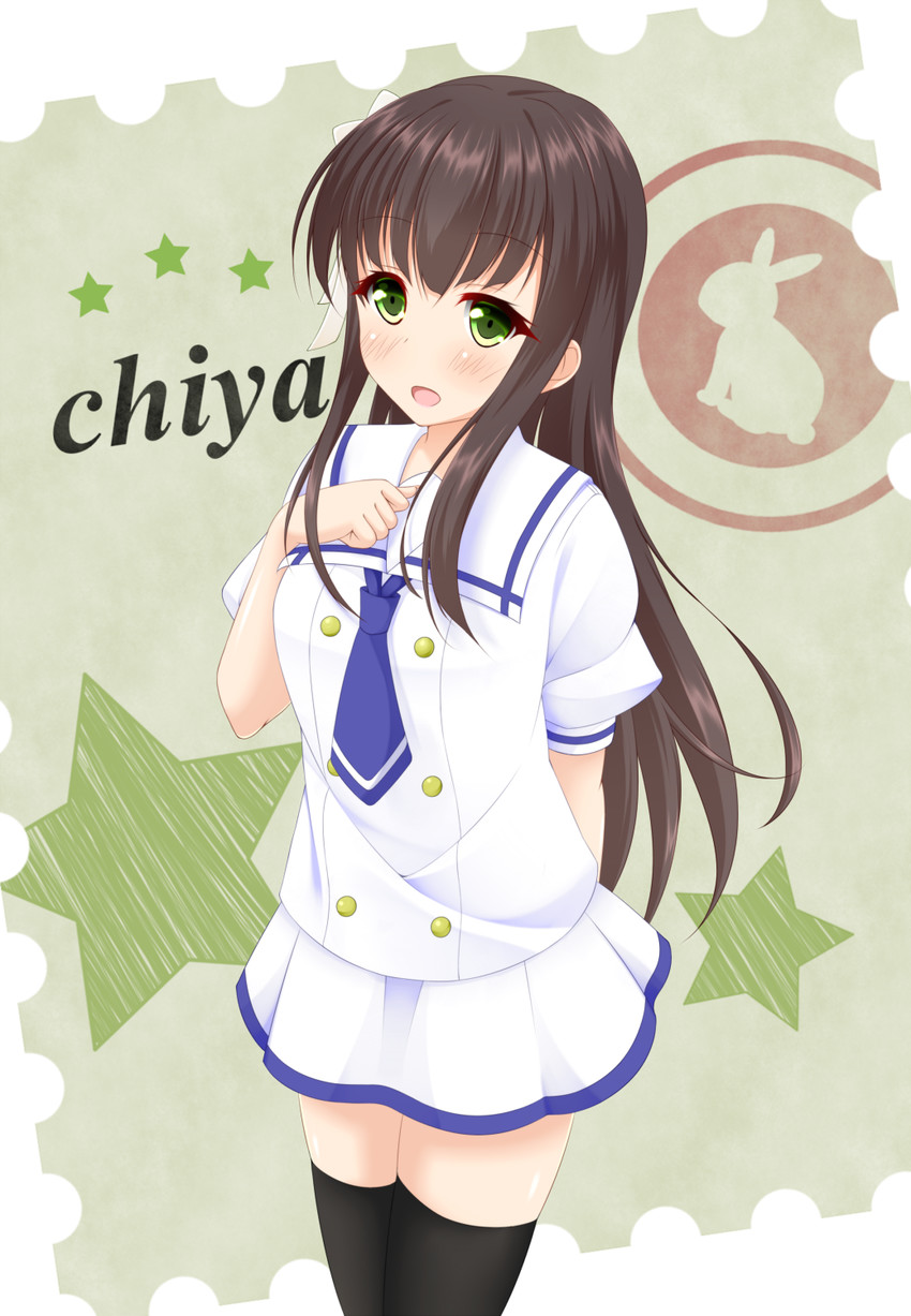 ujimatsu chiya (gochuumon wa usagi desu ka?) drawn by potsunen