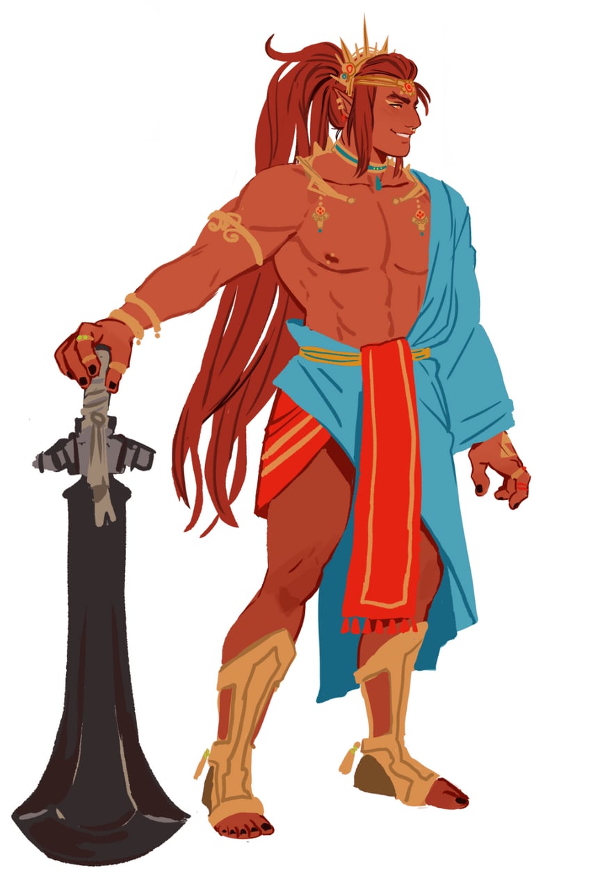 ganondorf and rehydrated ganondorf (the legend of zelda and 1 more) drawn by siobhanchiffon