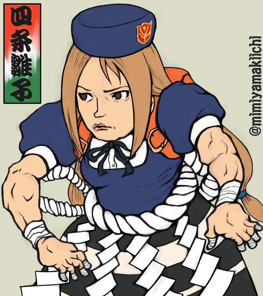 shijou hinako (the king of fighters) drawn by mimiyama_kiichi