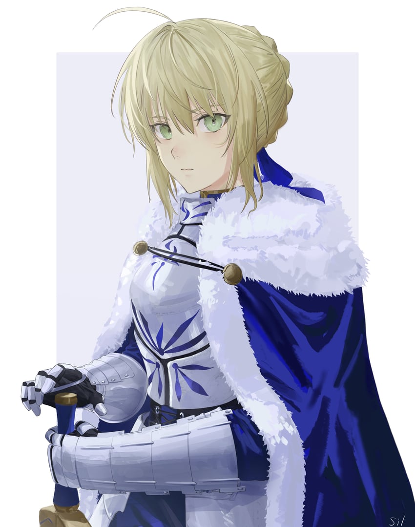 artoria pendragon and saber (fate and 1 more) drawn by shiro_(siro_kuten)