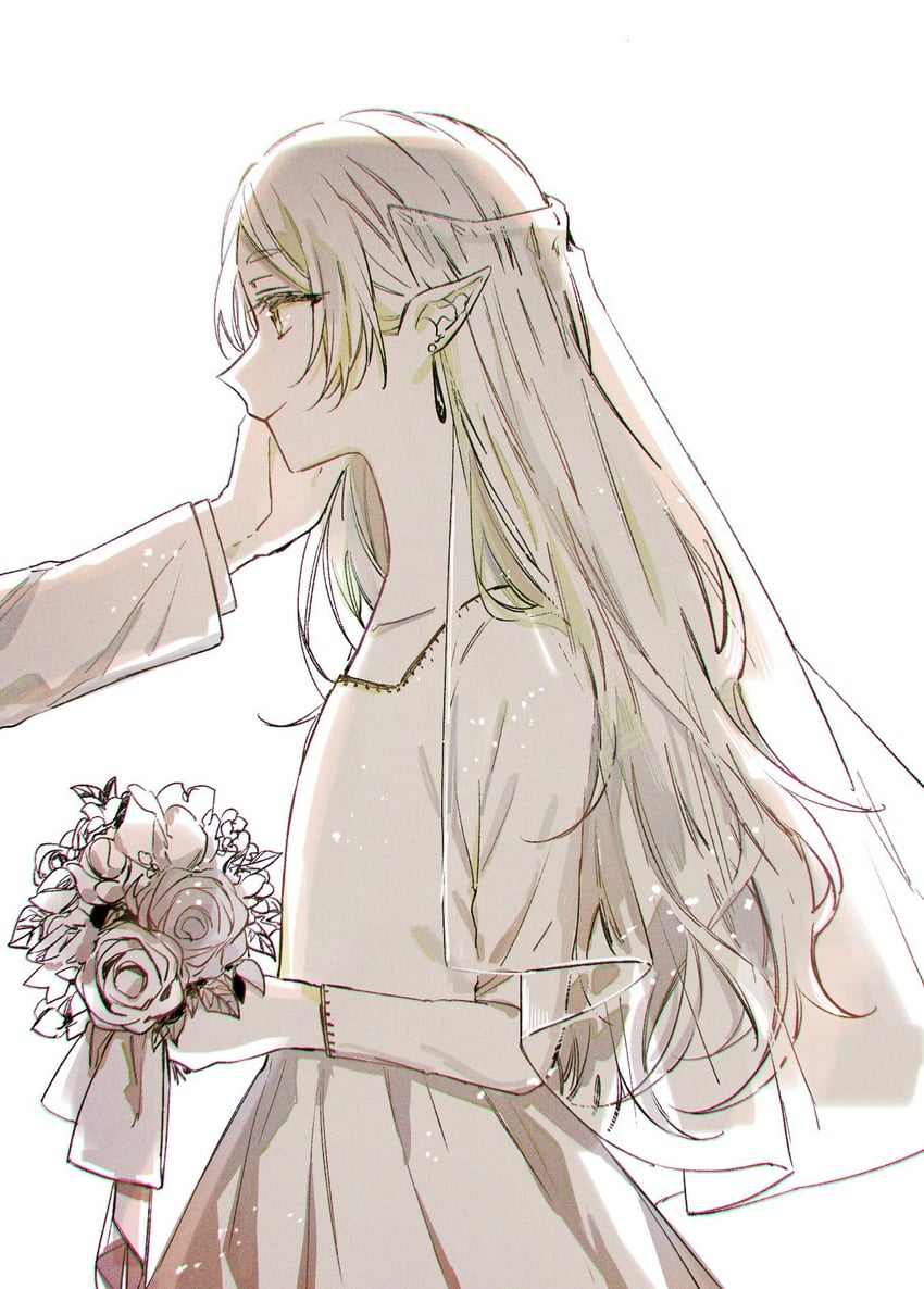 frieren and himmel (sousou no frieren) drawn by yoichi_hnkn
