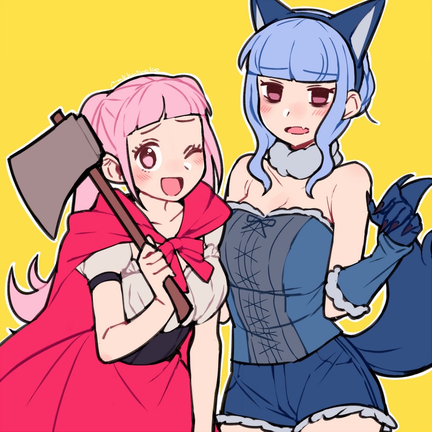 hilda valentine goneril and marianne von edmund (fire emblem and 1 more) drawn by do_m_kaeru
