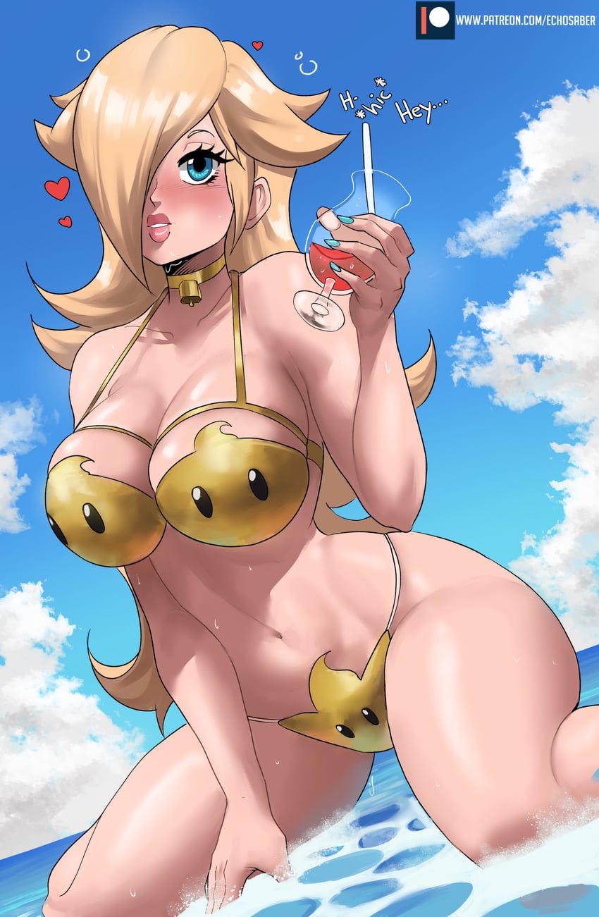 rosalina and luma (mario and 1 more) drawn by echo_saber