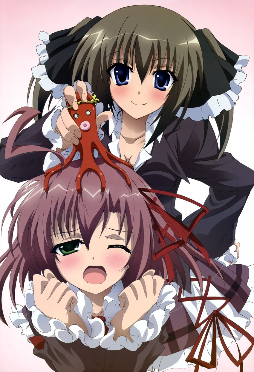 sakurano kurimu and shiina minatsu (nyantype and 1 more) drawn by tamura_masafumi